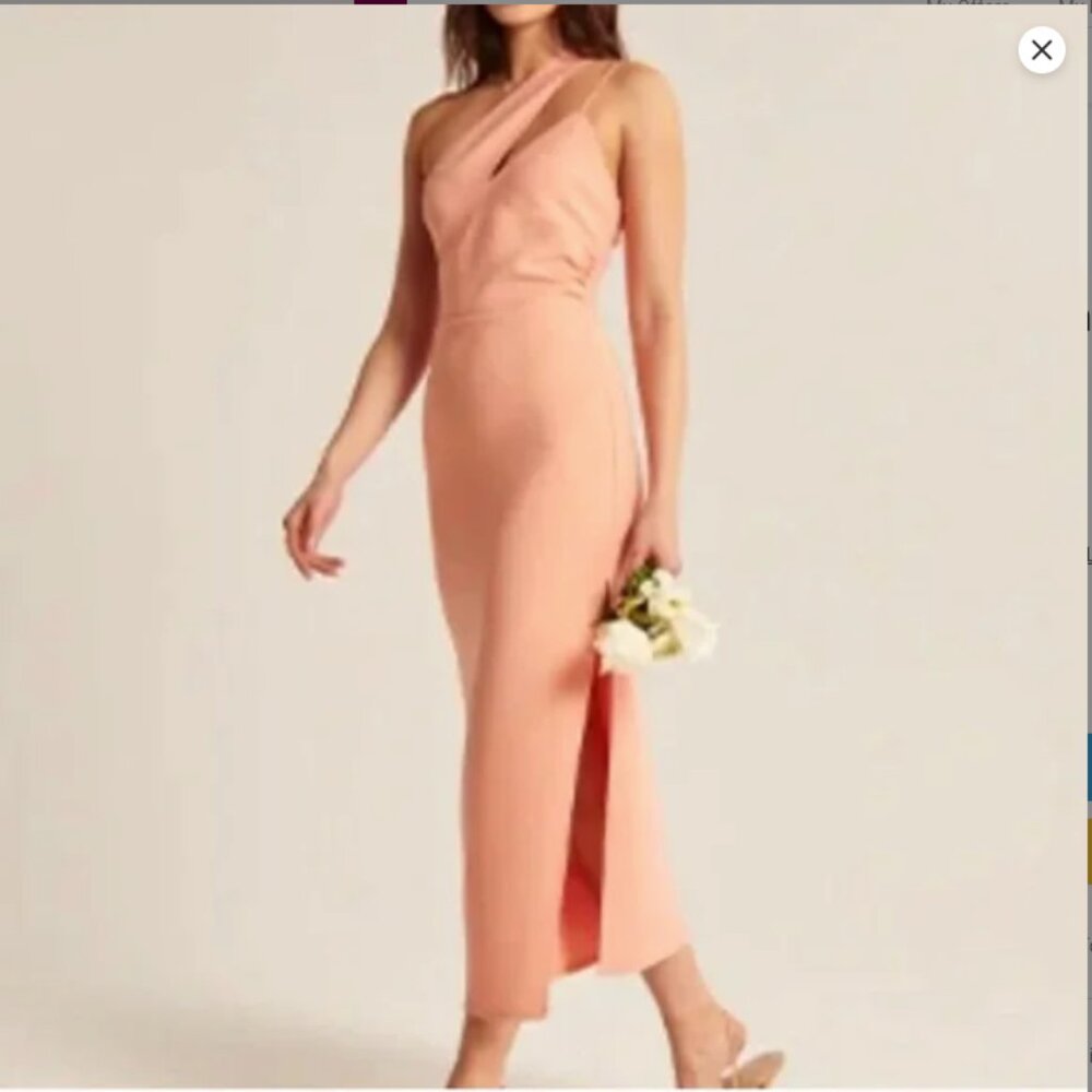 NWT Abercrombie & Fitch Coral Maxi Dress – Size Medium